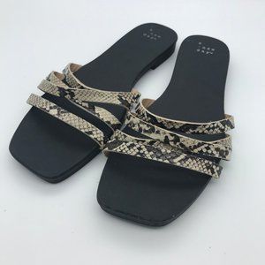 Sandals by a new day sold by Target snake skin pattern